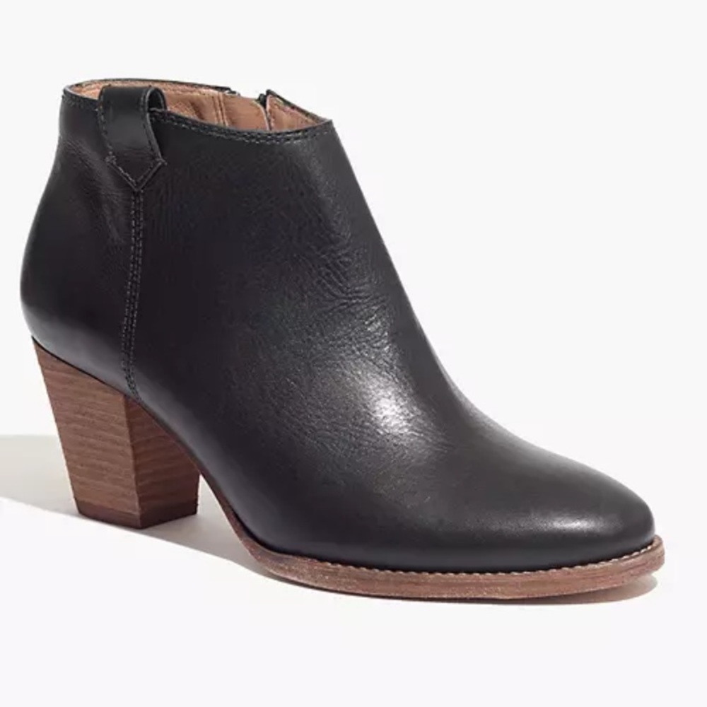 Madewell Black Leather Billie Boot